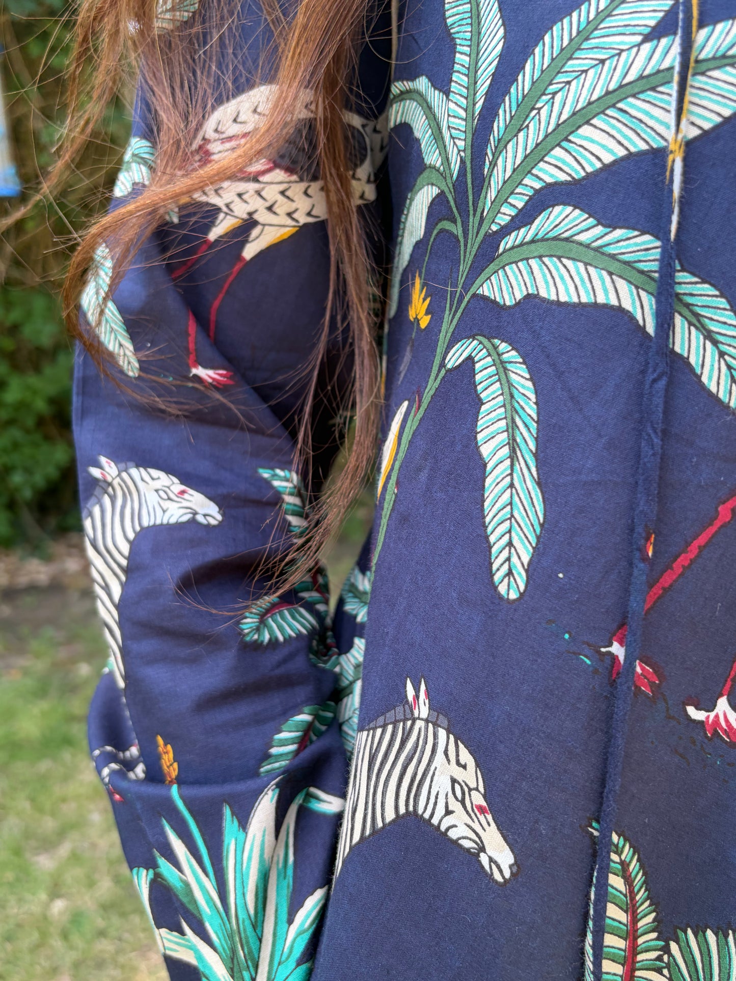 The Pantanal Dress Navy Blue