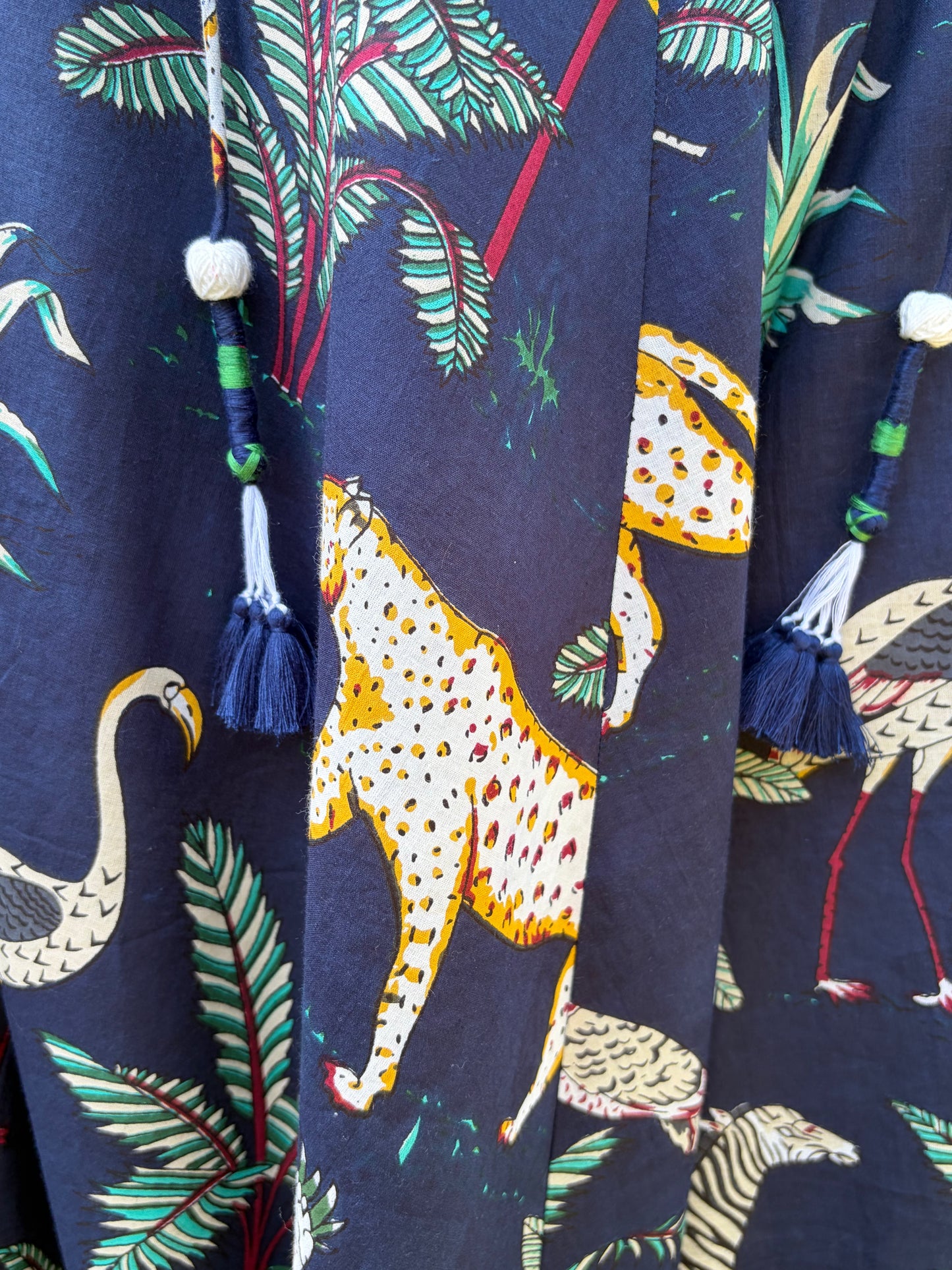 The Pantanal Dress Navy Blue