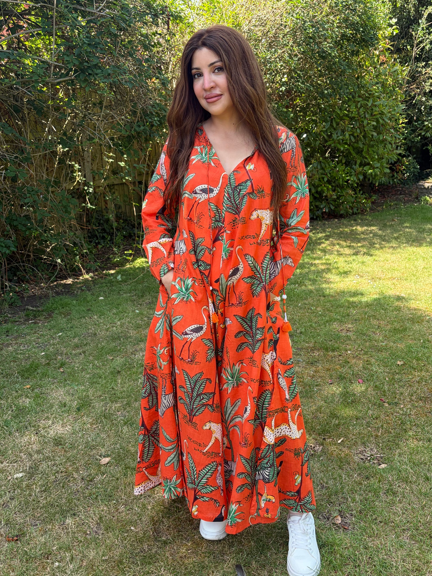 The Pantanal Dress Orange