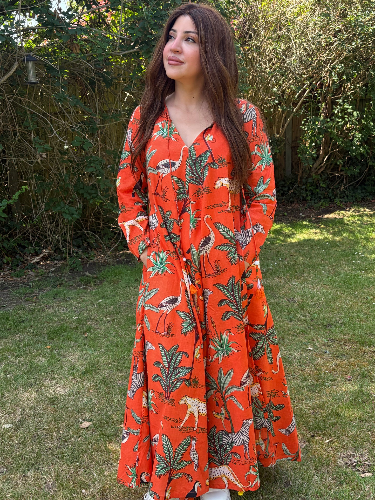 The Pantanal Dress Orange