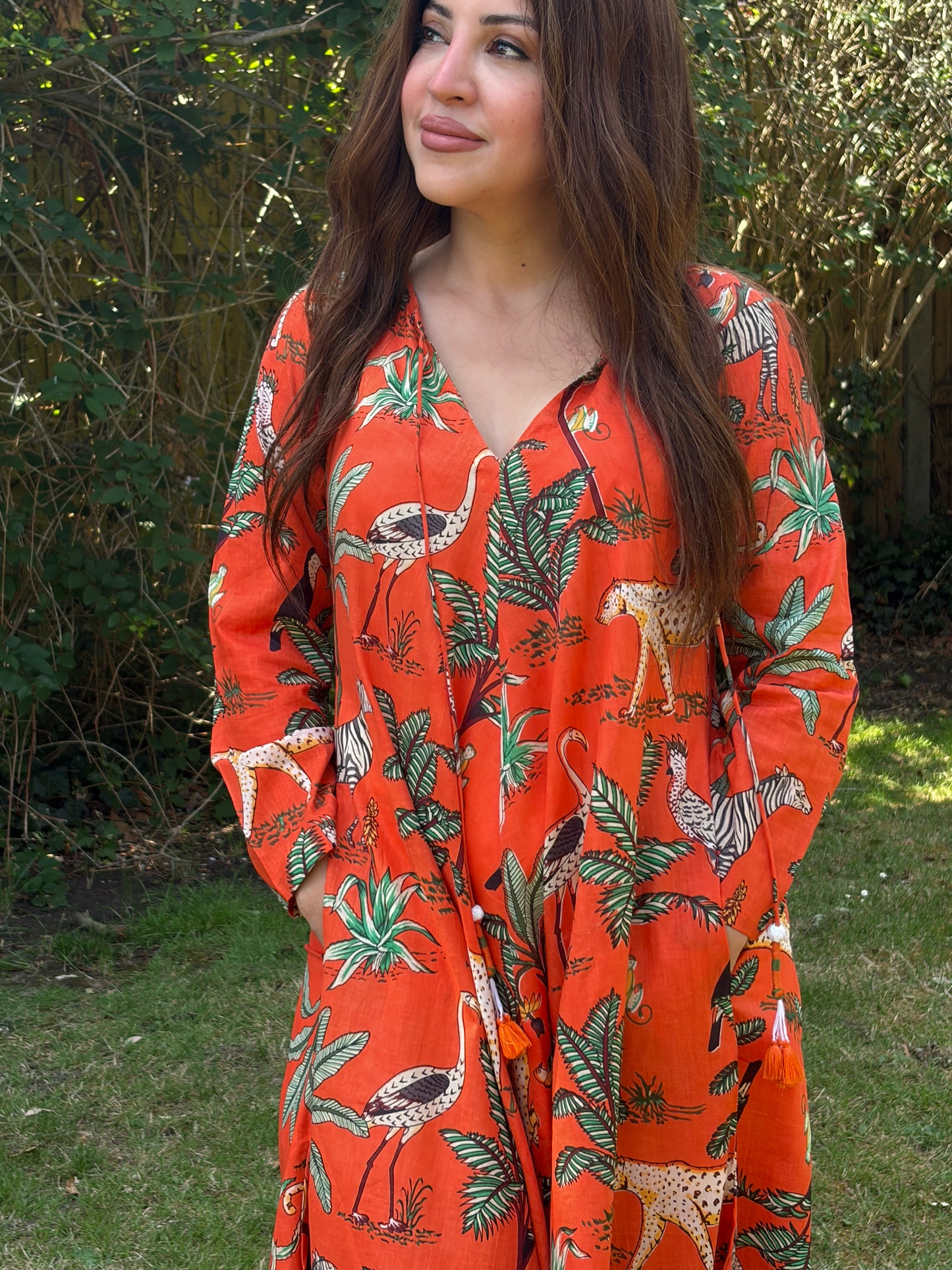 The Pantanal Dress Orange