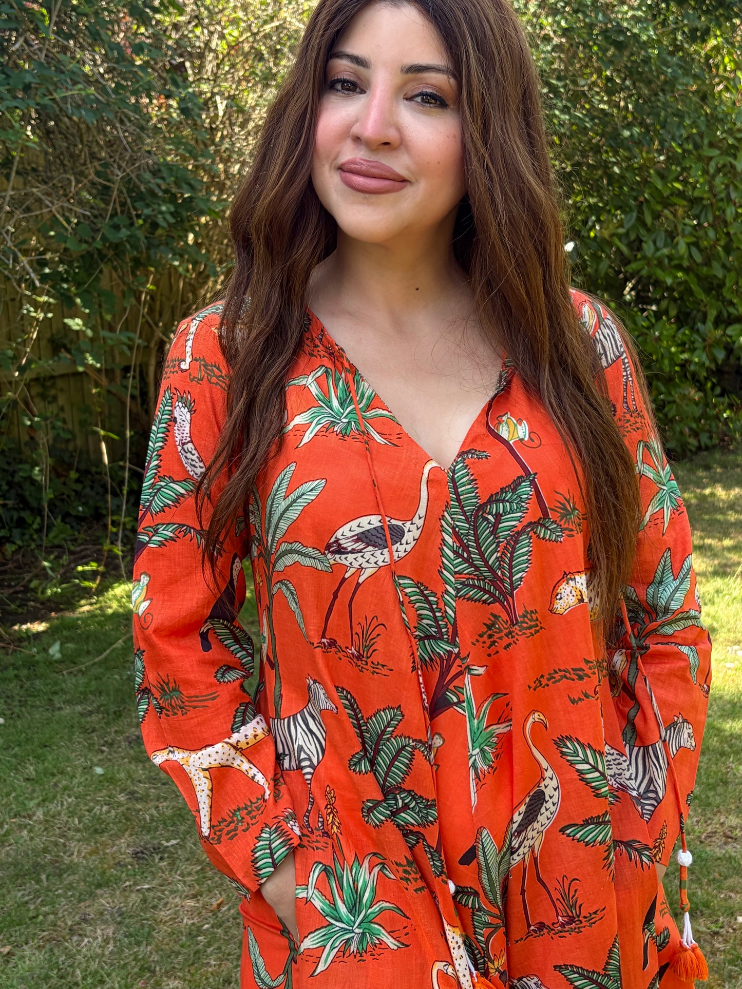 The Pantanal Dress Orange