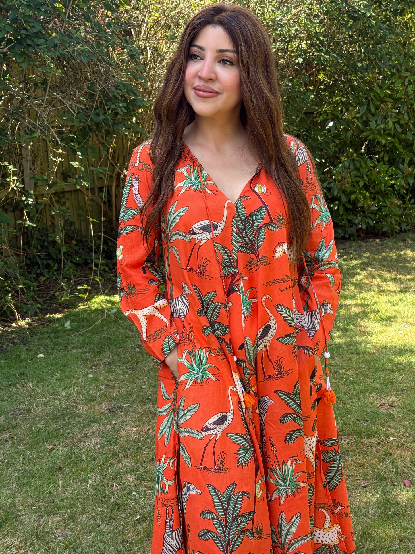 The Pantanal Dress Orange