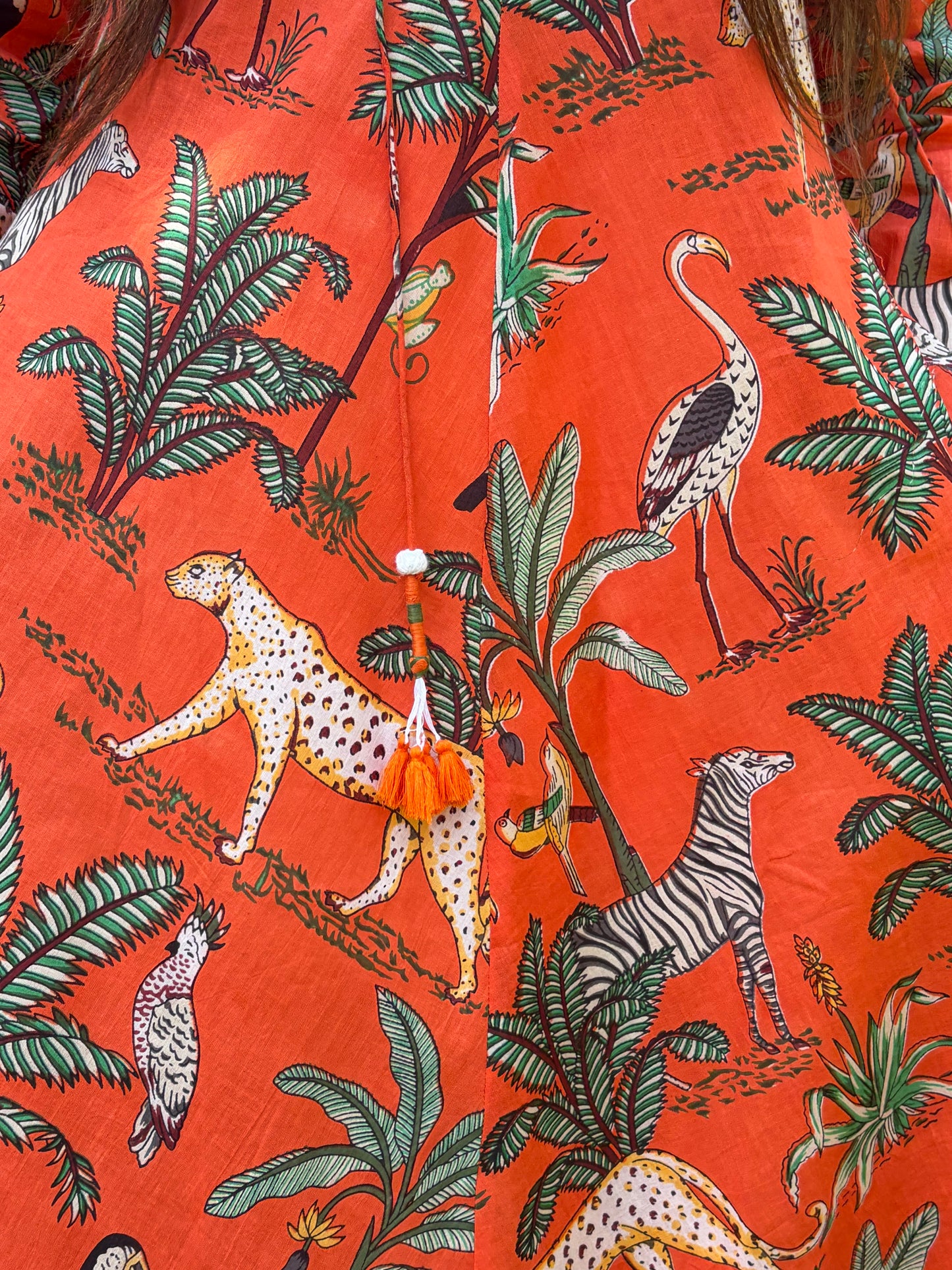 The Pantanal Dress Orange