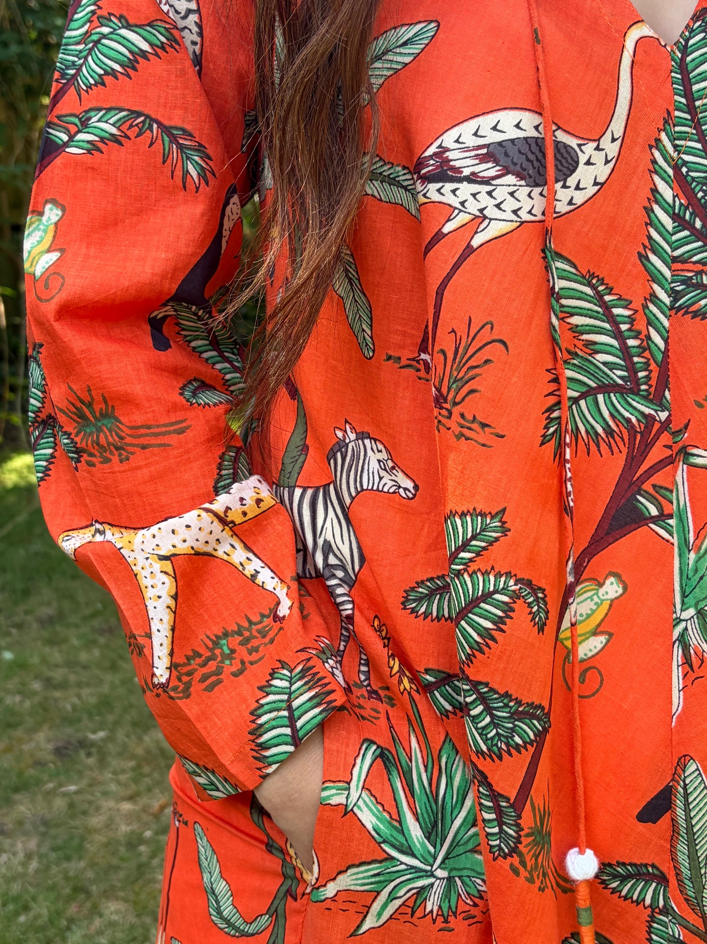 The Pantanal Dress Orange