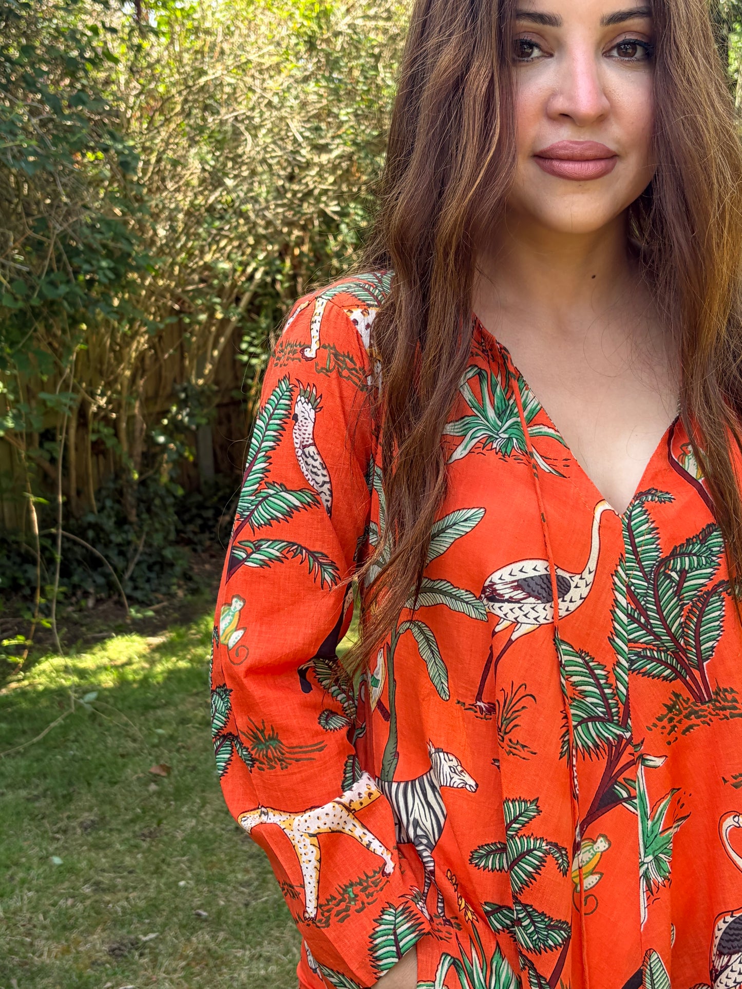 The Pantanal Dress Orange