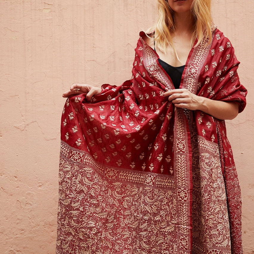 Nakshi Kantha Shawl