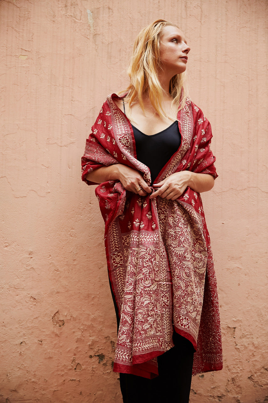 Nakshi Kantha Shawl
