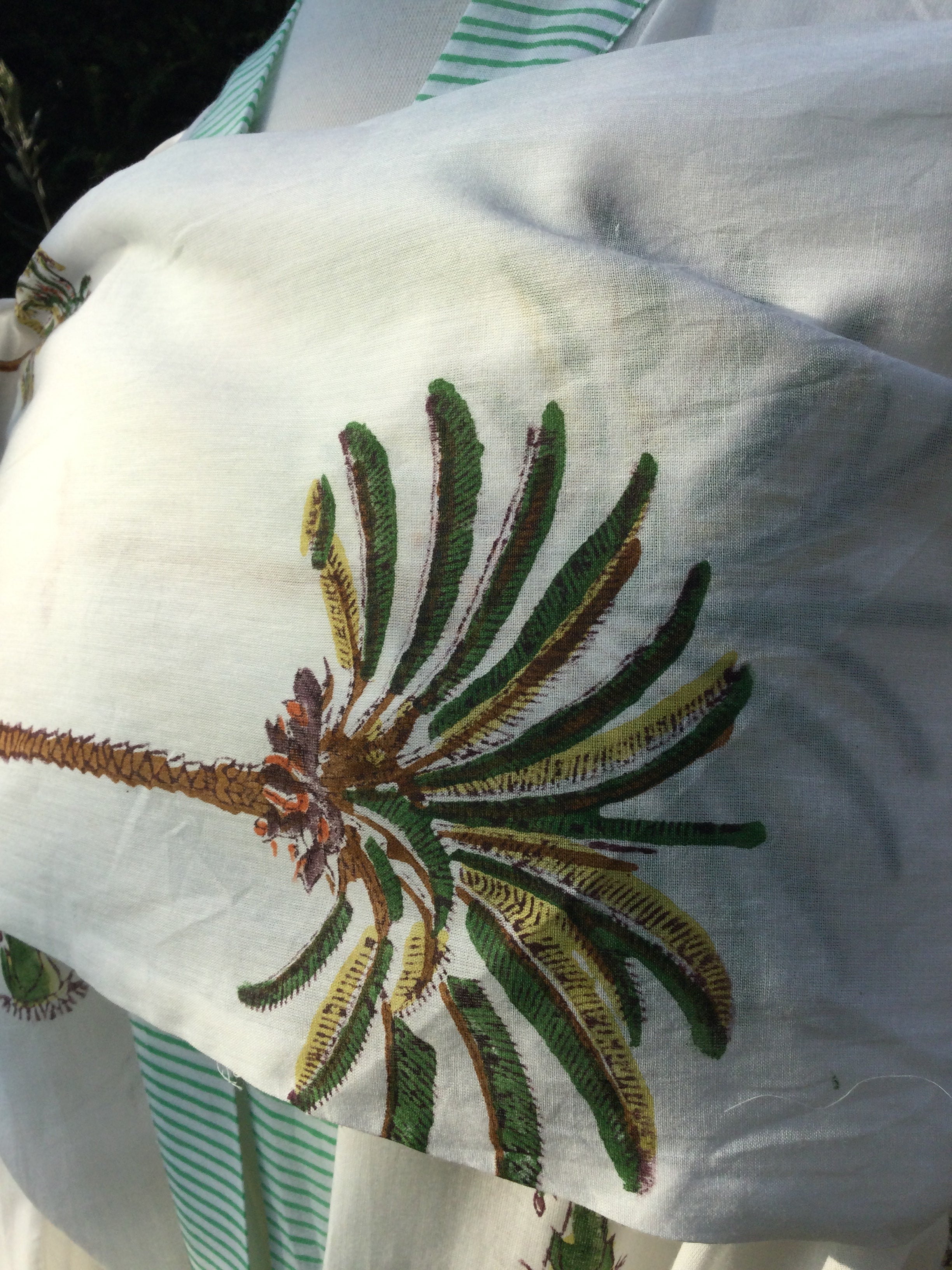 The Palm Cotton Robe