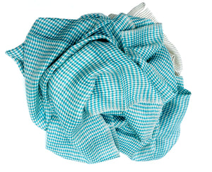 Fine wool scarf - blue - charlotte