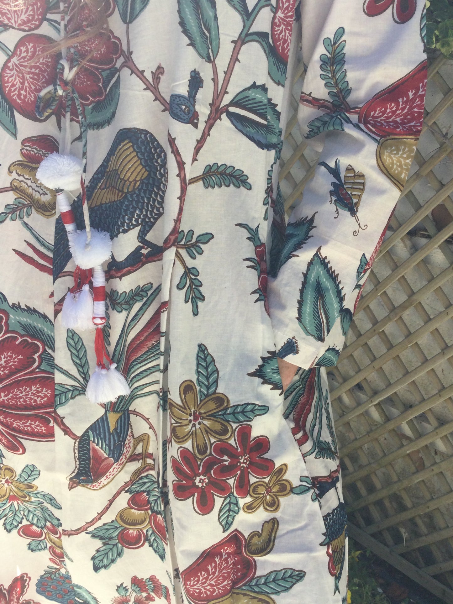 Peacocks and Pomegranates Dress