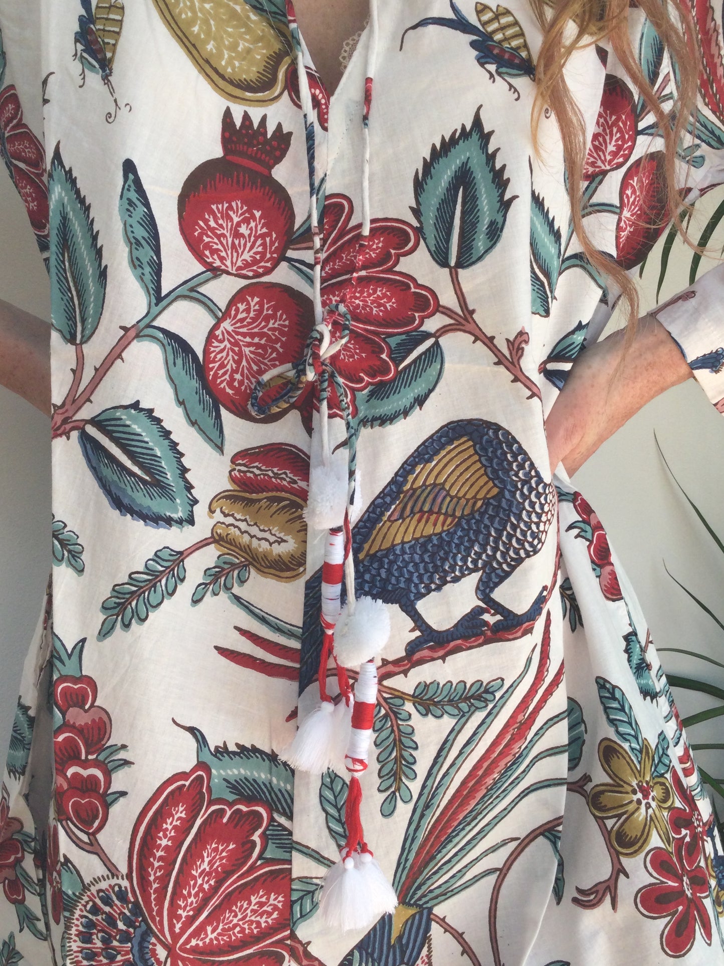 Peacocks and Pomegranates Dress